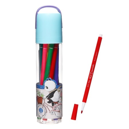 Flomasters 12 -cv BrunovisConti Kidscolor, layer, circle, in the layer of tube