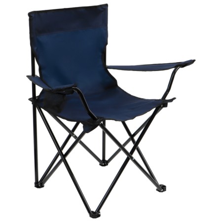 Tourist chair maclay, with a cup holder, 50x50x80 cm, blue color-5