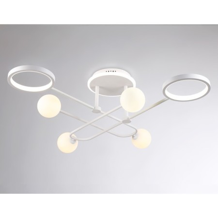 LED ceiling LED with a change of lamp and control panel Ambrella Light, Linetech, FL666229, G9, 48 W, 3600LUM, 3000-6400K, white, white matte color-4