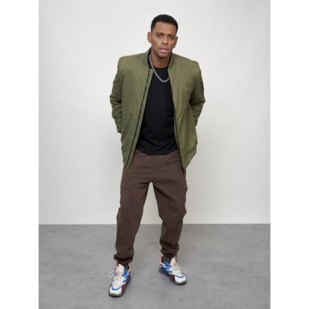 Male bomber, size 48, khaki color-11