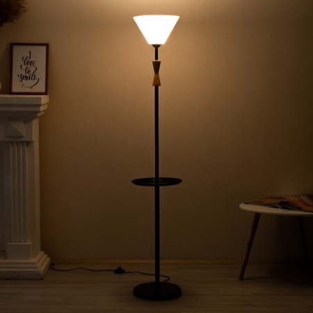 ThorSher "Prince" with a table 1x15W E27 Model: BR 01041 Black/White-11