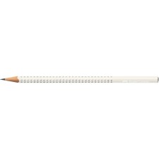 Chernographic Faber-Castell “Sparkle” in, trihedral, sharpened, coconut milk