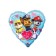 Foil ball 18 "Puppy patrol", blue heart