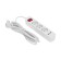 Extension cord Standard 3 nests, 5m, 3x1.0mm², s/h, with a switch, 2 USB, white rexant