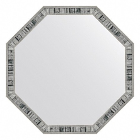 EvoFORM mirror in a baguette frame, 50 mm, 69x69 cm, color of aged tree