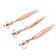 Vertical spin "Yaman" arrow with a tee, size 40 mm, 2.7 g, color copper