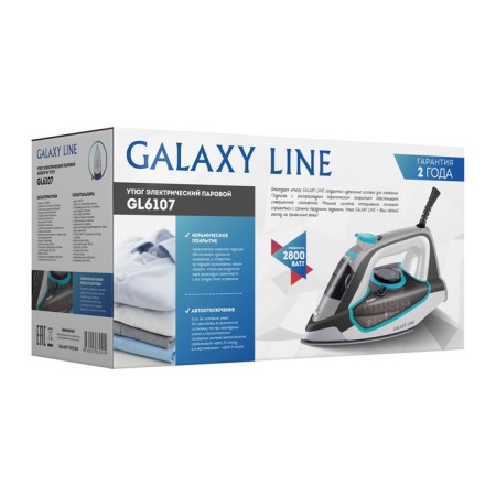 Iron Galaxy GL 6107, 2800 W, ceramic sole, 60 g/min, 400 ml, white-7