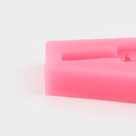 Mold "Pistol - machine gun", silicone, 13.2 × 5.3 cm, color mix-3