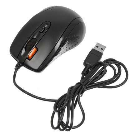 Mouse A4Tech V-Track Padless N-70FX Black Optical (1600DPI) USB for a laptop (7but)-5