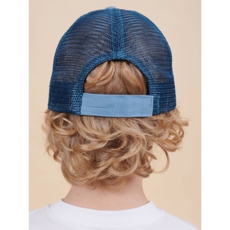Children's cap, size 51-52, jeans color-1