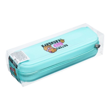 Penal soft, 1 compartment, 60 x 200 x 50 mm, voluminous, silicone, Hatber "because Capybara"-4
