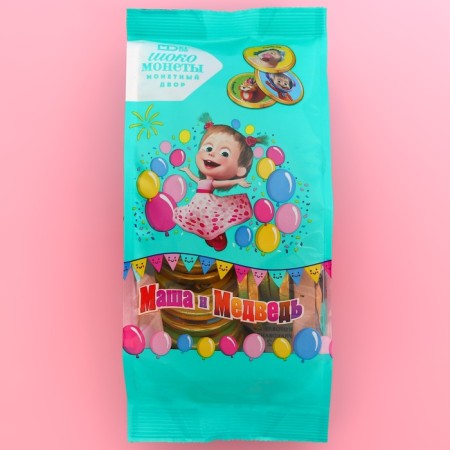 Chocolate coins "Masha and the Bear", 150 g