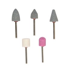 A set of mini-step KWB, shank d = 3 mm, aluminum oxide, 5 pieces