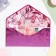Money envelope "On Birthday!" Lilac branch, software, embossing, 19 x 9 cm