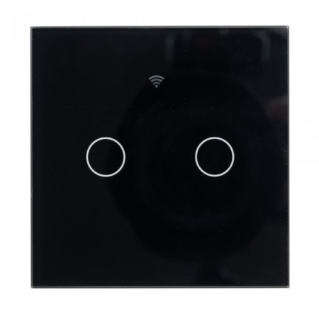 Sibling Powerlite-WS2B switch, wireless, sensory, 2 keys, black color black