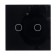 Sibling Powerlite-WS2B switch, wireless, sensory, 2 keys, black color black