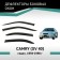 Defly window deflectors for Toyota Camry (SV40), 1994-1998, sedan