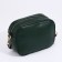 Bag Cross-Bodi with a zipper, green color