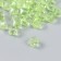 Plastic beads "Crystal polyhedron. Apple" Transparent set 20 g 1x1x1 cm