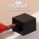 Cosmetic sharpener, with a lid, double, black color