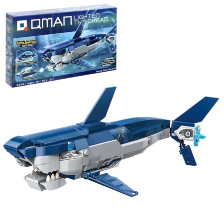 Designer Fortal ideas "Shark", 3 in 1, 237 details