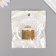 Adhesive tape paper "Ginkgo leaves" 50 pictures 3.5x3.5x3.7 cm