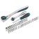 Tool set GROSS 14151, 101 before, 120 teeth, CRV, 1/4 ", 1/2"
