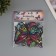Magnet plastic "butterfly with rainbow colors" set of 12 pcs 6; 8; 10; 12 cm