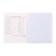 A set of object notebooks Calligata TOP "Dark marble", 48 sheets, 10 items, with reference material, covered cardboard, SoftT-Touch covering with gold foil, offset block