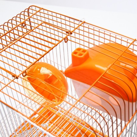 A cage for rodents with filling RT-3, 30 x 23 x 39 cm, orange (packing 12 pcs)-9