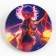 Metal anime icon, neon set, d = 38 mm, 4 pcs.