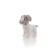 Soft toy Gulliver puppy, white-gray color, 16 cm