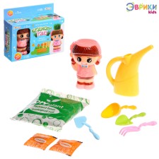 Set for experiments “Funny hairstyles, grow grass”, girl