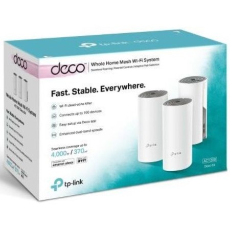 Seamless Mesh router TP-Link Deco E4 (Deco E4) AC1200, 100 Mbps, 3 pcs-2