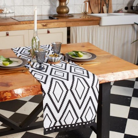 The path to the Ethel table Morocco 40*146 cm, 100% cotton, reps 210 g/m2-4