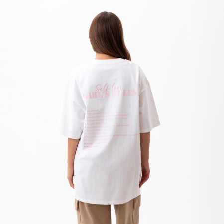 Women's T -shirt Mist Girl’s Rules, R.50, White-3