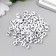 A set of beads with the numbers "Astra" 6x6 mm, 150 pcs/pack