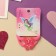 Hair gum "Fairy" (set 2 pcs) butterfly, 4 cm, pink