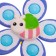 Twal for a bath on a suction cub "Lovely animals", mix