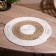 Wicker rug round 35 cm