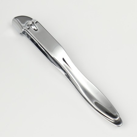 Kusachki - Kniper pedicure, mowed blade, 10 cm, silver color-3