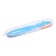 A spoon for a nursery, for the first feeding, in a container, blue