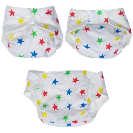 Reusable diaper "stars"-5