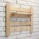 Carved hanger shelf, 3 hooks, 55 × 50 × 12 cm