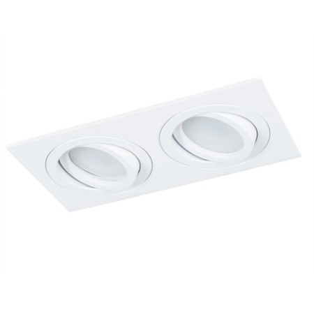 Pointed-built lamp Arte Lamp Tarf A2168PL-2WH, GU10, 2x50 W, 9.2x17.3x2.4 cm, white-2