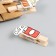 Decor for creativity wood "fast food" set 10 pcs 4x2.2 cm