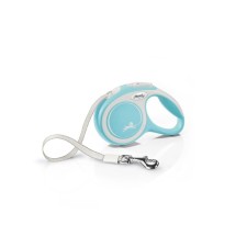 Roulette Flexi New Line Comfort Xs (up to 12 kg) tape, 3 m gray/blue