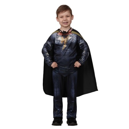Carnival costume "Black Adam", without muscles, p. 34, height 134 cm