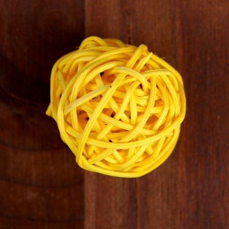 Decorative ball from the vine, set of 6 pcs., Size 1 pc. - 3 cm, color mix-2