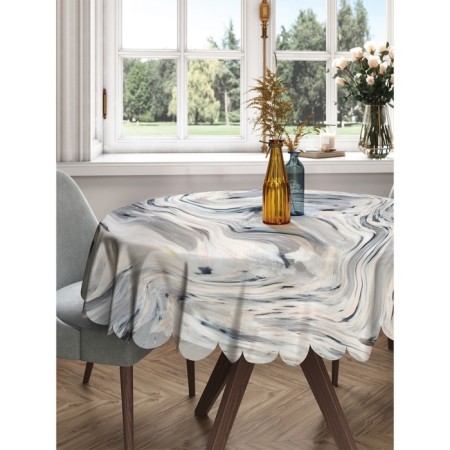 The tablecloth "Otherworldly World", Round, Saten, D = 150 cm